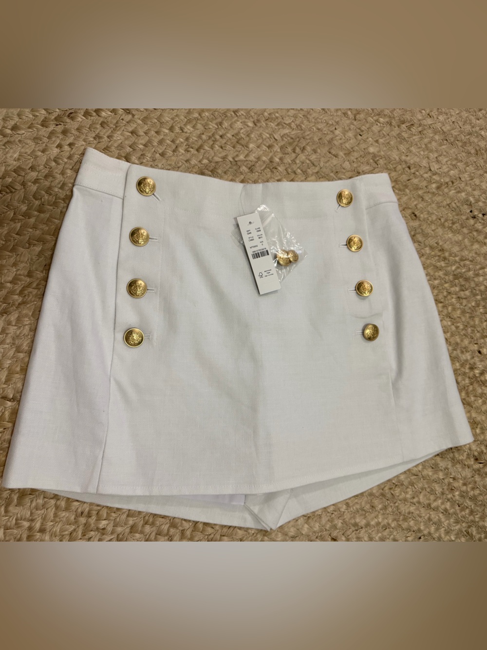 J crew | White Sailor Mini skort - Picture 4 of 5
